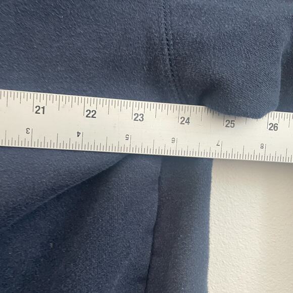 Vintage Ouray Vail Hoodie Sweater XL Blue Colorado Pockets Casual Outdoor Skiing - Picture 3 of 8